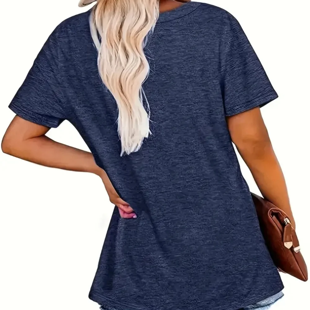 Salty Graphic Tee - Women's Dark Navy Blue - Picture 2 of 4